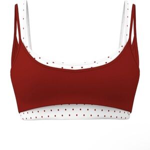 Liaison the Label Kiss/White polka dot scoop bra